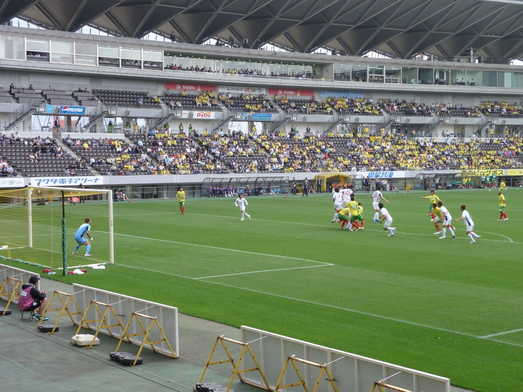 試合は1−0で千葉の勝ち